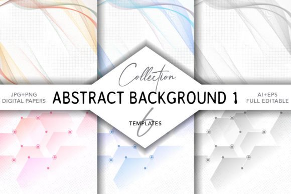 Abstract Background Set 1: 6 Dynamic Backgrounds for Any Project