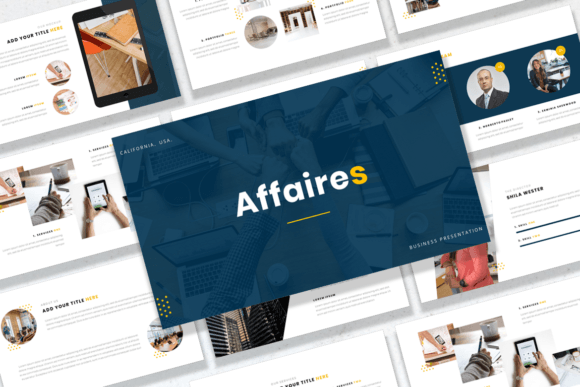 Affaires – Business PowerPoint: Crafting a Polished Corporate Narrative