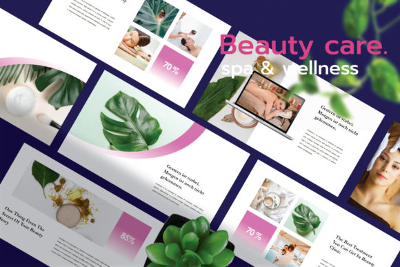 Beauty Care - Spa & Wellness PowerPoint: Elevate Your Visual Storytelling