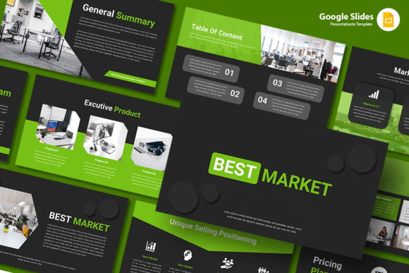 Best Market Google Slides Template: Your Design Shortcut
