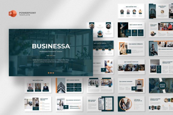Businessa: Your Minimalist Template for Corporate Slides