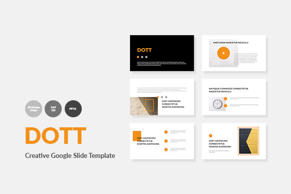 DOTT: A Clean & Professional Creative Google Slides Template