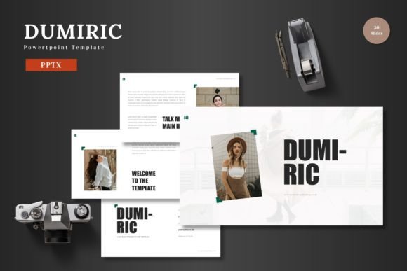 Dumiric - Powerpoint Template: A Designer's Toolkit for Impactful Presentations