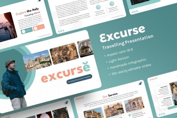 Excurse Travelling Presentation: A Template for Modern Storytelling