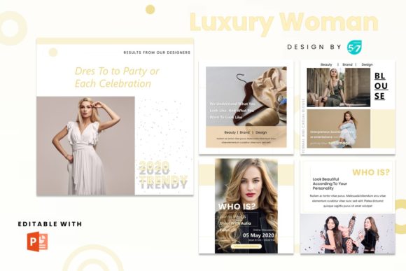 Instagram Feed - Woman Luxury: Crafting an Elegant Digital Presence