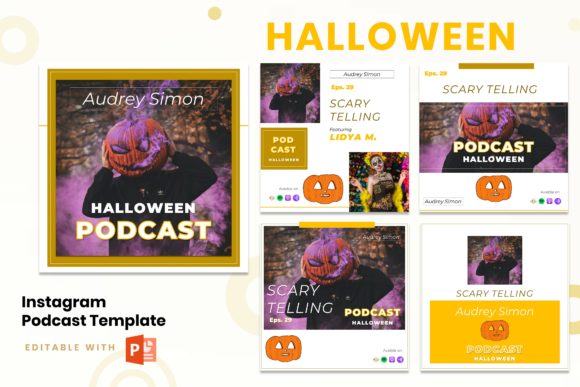 Instagram Podcast - Halloween: Your Template for Spooky Brand Content