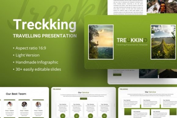 Introducing Treckking: A Versatile Presentation Template for Modern Professionals