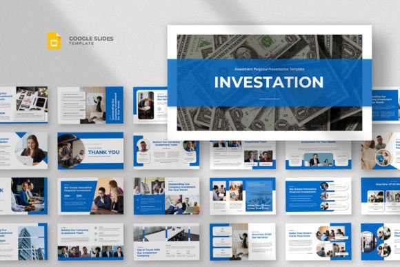 Investment Google Slides Template: A Clean Financial Toolkit