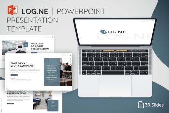 LOGNE PowerPoint Template: Clean, Modern Business Design