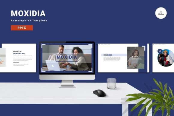 Moxidia - Powerpoint Template: A Visual Toolkit for Modern Presentations