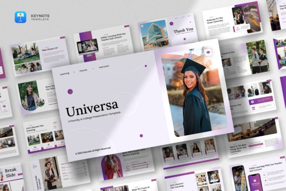 Universa - Education Keynote Template: A Modern Presentation Asset